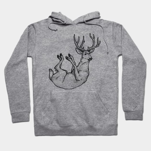 A Levity of Animals: Rain Deer Hoodie by calebfaires